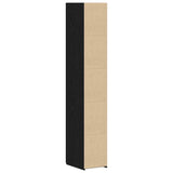 Highboard 2 pcs Black Oak 30 x 42.5 x 185 cm 3365578