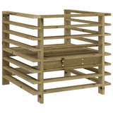 Garden Chairs 2 pcs Impregnated Wood Pine 825631