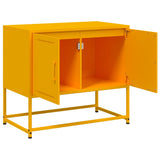 TV Cabinet Mustard Yellow 68.5x39x60.5 cm Steel 846473