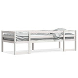 Kids' Bed Frame without Mattress White 90x200 cm Solid Wood Pine 846865