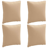 4-Piece Back Cushions PUTTEN 4 pcs 100% Polyester Sand 945116