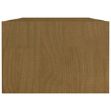 Coffee Table Honey Brown 110x50x34 cm Solid Pinewood 809915