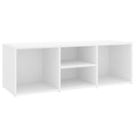 Shoe Storage Bench White 105x35x35 cm Engineered Wood 804463