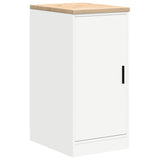 Garage Cabinets 2 pcs White Engineered Wood 3328296