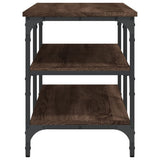 Shoe Bench Brown Oak 100x38.5x49 cm Engineered Wood 839047