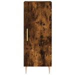 Highboard Smoked Oak 34.5x34x180 cm Engineered Wood 3198782