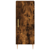 Highboard Smoked Oak 34.5x34x180 cm Engineered Wood 3198782