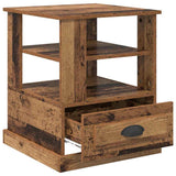 Bedside Cabinet Old Wood 50 x 50 x 60 cm Engineered Wood 881408