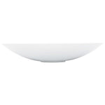 ZNTS Wash Basin 59.3x35.1x10.7 cm Mineral Cast/Marble Cast White 144069