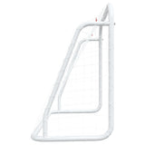 Football Goal with Net White 125x96x60 cm Steel&Polyester 93732