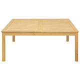 Coffee Table Light Acacia 110 x 110 x 45 cm Solid Acacia Wood 42026781