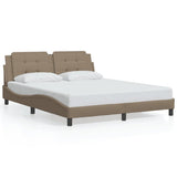 Bed Frame without Mattress "Zadar" Cappuccino 160x200 cm Faux Leather 3208195