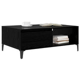 Coffee Table Black oak 90 x 60 x 35 cm Engineered wood 875118