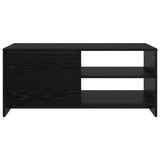 Coffee Table Black Oak 102 x 50 x 45 cm Engineered Wood 8017376