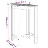 5 Piece Garden Bar Set Solid Wood Acacia 3154387