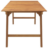 Garden Table 200x90x75 cm Solid Wood Acacia 363311