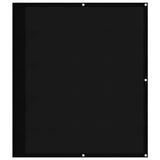 Balcony Screen Black 120x1000 cm 100% Polyester Oxford 4000377