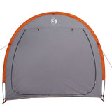 Bike Storage Tent with Roof Grey and Orange 210 x 90 x 174 cm 42001004