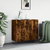 ZNTS Sideboard Smoked Oak 90x34x80 cm Engineered Wood 828081