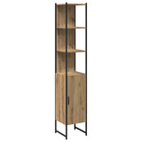 Bathroom Vanity Units with Shelf 3 pcs Brown Engineered wood 3334384