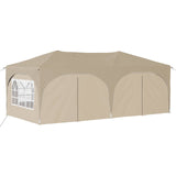 Pop-up Party Tent 575 x 288 x 245 cm Cream Oxford Fabric 42019900