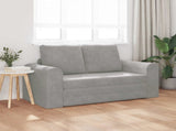 Folding Sofa Bed Light Grey 148 x 71 x 83 cm Velvet 42030509