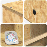 Terrarium Brown 50 x 50 x 80 cm OSB 876731