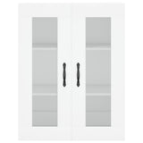 Highboard White 69.5x34x180 cm Engineered Wood 3198689