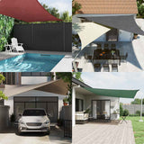 Sun Shade Sail Red 7x5x5 m 100% Polyester Oxford 42002290