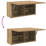 Bathroom Wall Cabinet Artisan Oak 60x25x30 cm Engineered Wood 860066