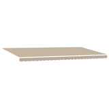 Awning Replacement Fabric Beige 580 x 345 cm Polyester 42000567