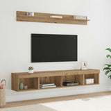 TV Wall Cabinet Set 5 pcs Artisan Oak Engineered Wood 3402953