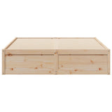 Bed Frame without Mattress 140x190 cm Solid Wood Pine 3282381