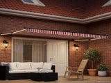 Manual Retractable Awning with LEDs 4 x 3 m 3419464