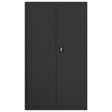 File Cabinet Black 105x40x180 cm Steel 339770