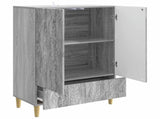 Sideboard Grey Sonoma 66 x 34.5 x 95 cm Engineered Wood 895131