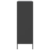 Highboard Black 68x39x113 cm Steel 842970