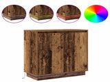 LED Sideboard for Old Wood 71 x 34.5 x 75 cm Engineered Wood 869648