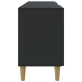 TV Cabinet 150 x 31 x 50 cm Black Engineered Wood 895146