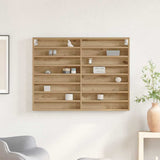 Display Cabinet Artisan Oak 100 x 8.5 x 75 cm Engineered Wood 869187