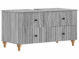 2 Piece Bathroom Cabinet Set ALKMAAR Grey Sonoma 3417510