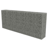 Gabion Wall with Covers Galvanised Steel 300x50x150 cm 143593