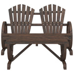 2 Piece Garden Lounge Set Solid Wood Fir 365098