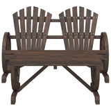 2 Piece Garden Lounge Set Solid Wood Fir 365098