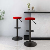 Bar Stools 2 pcs Wine Red Velvet 333149
