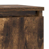 Sideboard with Drawer Smoked Oak 71x35x65 cm Engineered Wood 861602