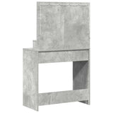 Dressing Table Concrete Grey 79 x 41 x 135 cm Engineered Wood 865085