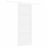 Sliding Door ORKDAL White 83 x 211 cm Solid Pine Wood 3333423