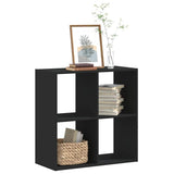 Bookcase Black 68,5x32x68,5 cm Engineered Wood 852826
