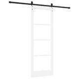 Sliding Door Manual ORKDAL White 78 x 211 cm Wood and metal 3332470